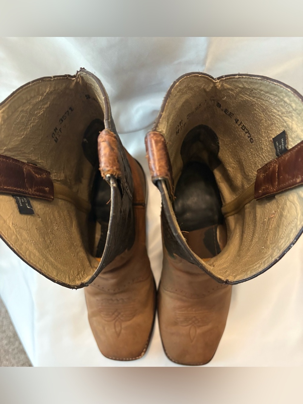 Double H Men’s Western Square Toed Boots DH 3571 Size 9 - Picture 11 of 12